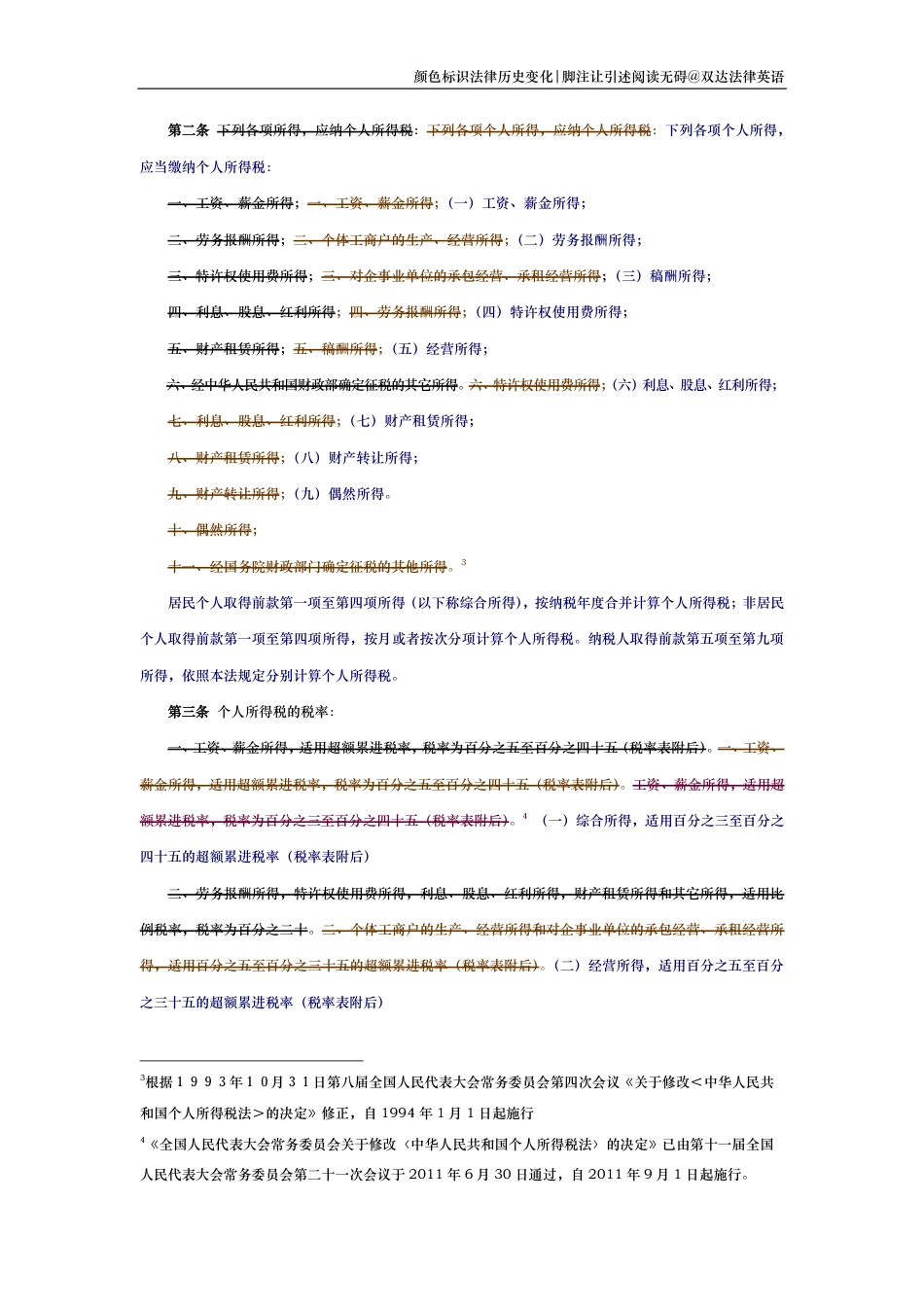 中华人民共和国个人所得税法（演进版）_第2页