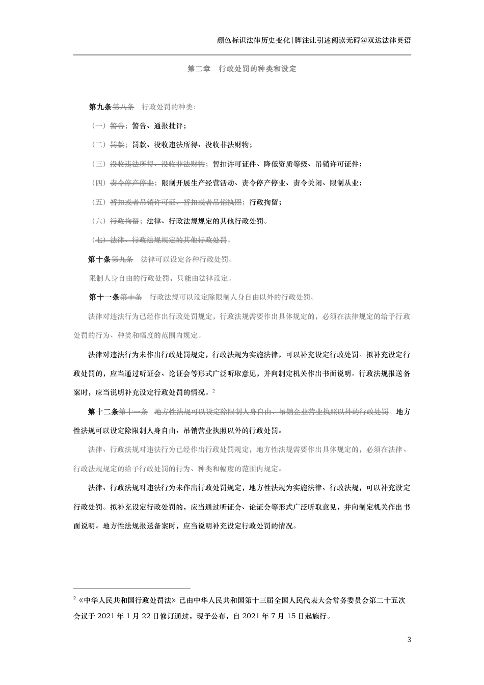 中华人民共和国行政处罚法（演进版）_第3页