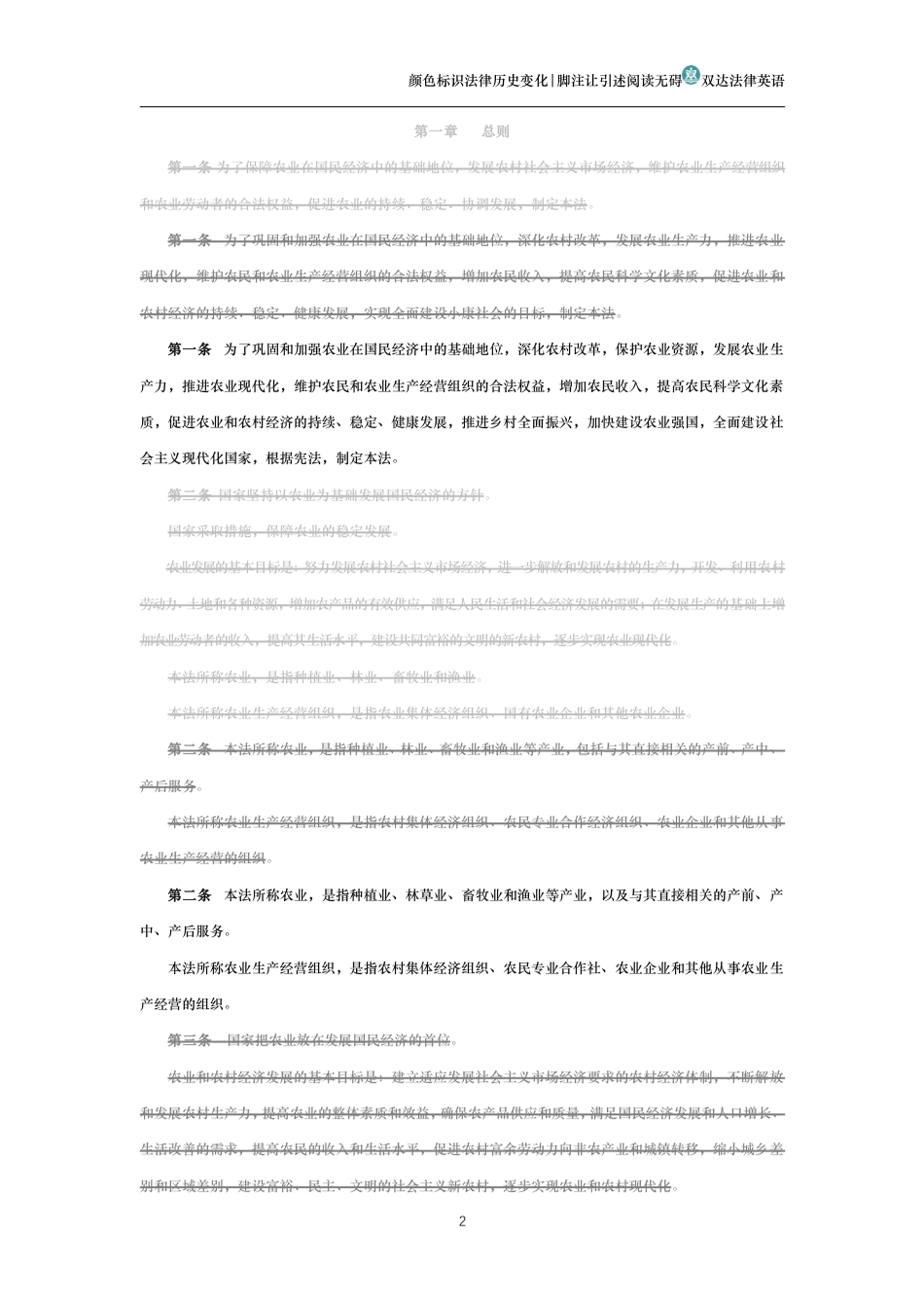 中华人民共和国农业法(历史变化对比版)_第2页