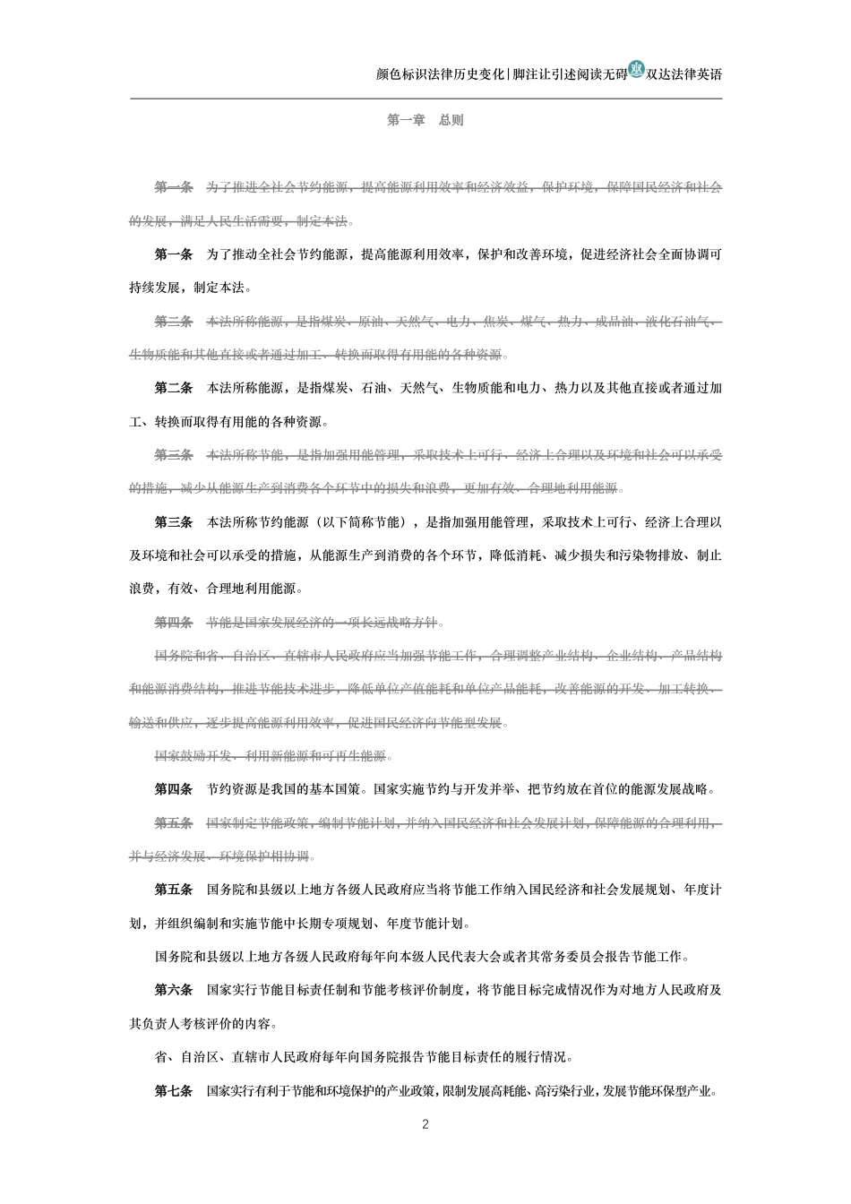 中华人民共和国节约能源法(历史变化对比版)_第2页